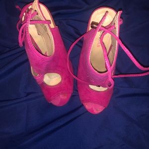 Pink heels